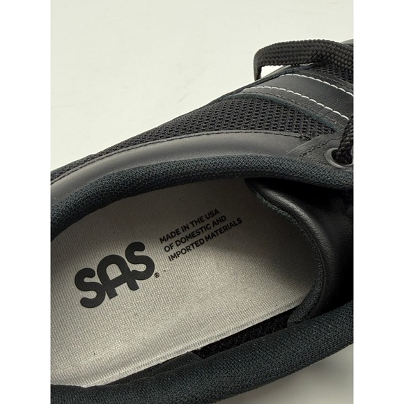 SAS FT Mesh Women 5M Black Sneakers Leather Shoes NEW IN BOX - Picture 8 of 8